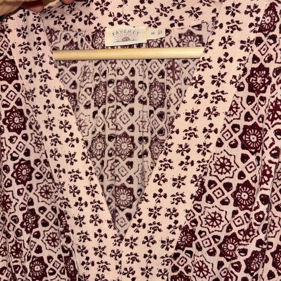 Faherty Dakota Dress - Sunrise Azulejos Mixed Print Women xS Worn Once Excellent - Picture 5 of 6